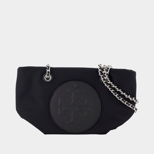 Sac À Bandoulière Ella Chain Small - Tory Burch - Synthétique - Noir