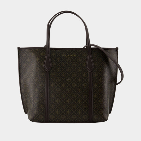 Cabas Perry Small - Tory Burch - Coton - Marron