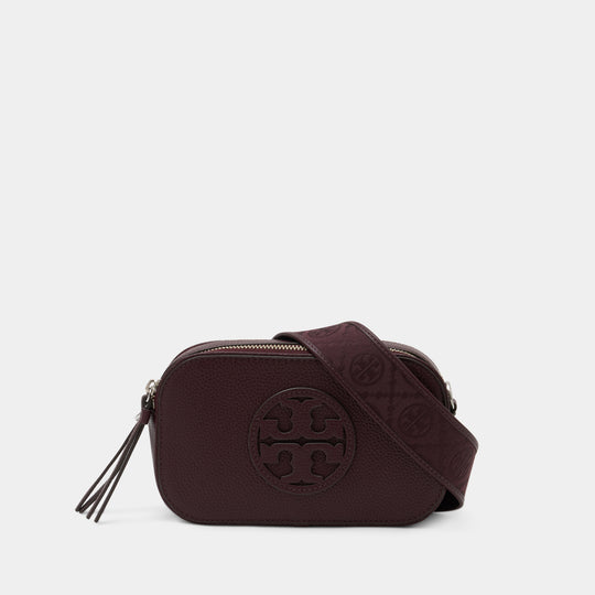 Sac À Bandoulière Miller Mini - Tory Burch - Cuir - Bordeaux