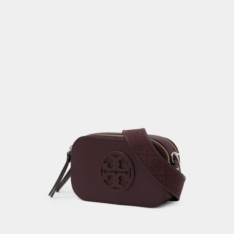 Sac À Bandoulière Miller Mini - Tory Burch - Cuir - Bordeaux