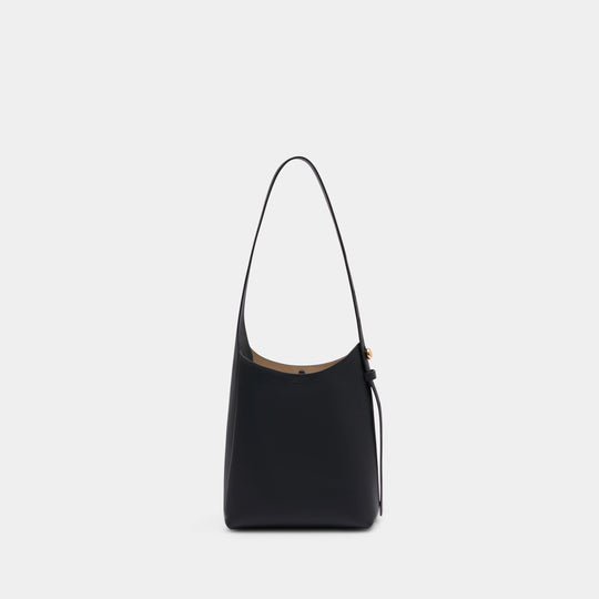 Sac Porté Épaule Romy Small Hobo - Tory Burch - Cuir - Noir