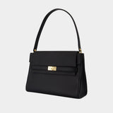 Sac Porté Épaule Lee Radziwill Large - Tory Burch - Cuir - Noir