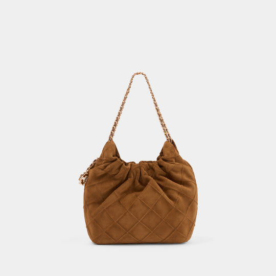 Sac À Bandoulière Fleming Mini - Tory Burch - Cuir - Marron