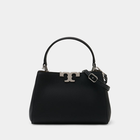 Sac À Main Eleanor Mini Satchel - Tory Burch - Cuir - Noir