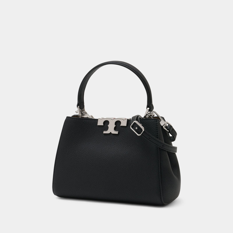 Sac À Main Eleanor Mini Satchel - Tory Burch - Cuir - Noir