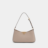Sac Porté Épaule Eleanor Slim - Tory Burch - Cuir - Beige