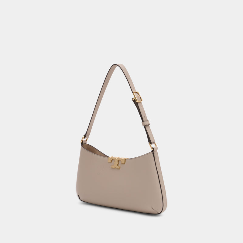 Sac Porté Épaule Eleanor Slim - Tory Burch - Cuir - Beige