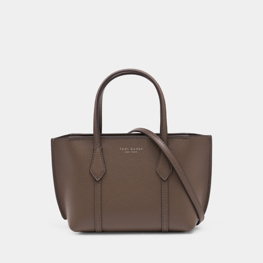 Sac À Main Perry Mini - Tory Burch - Cuir - Marron