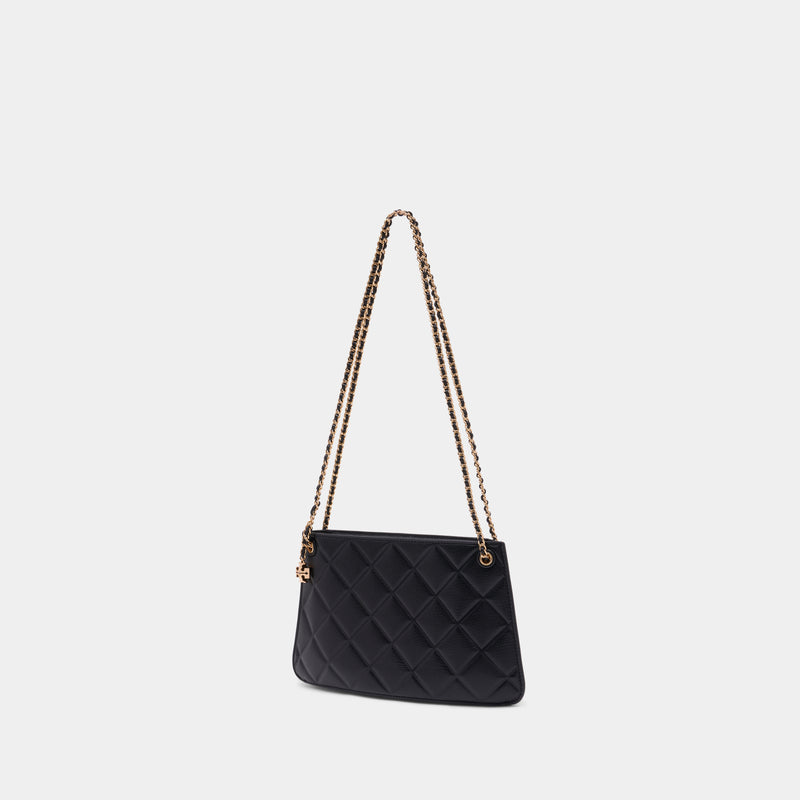 Sac Porté Épaule Fleming - Tory Burch - Cuir - Noir