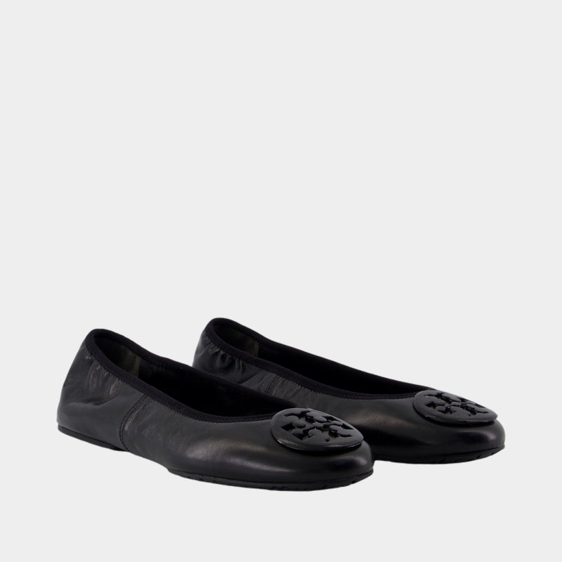 Ballerines Minnie Travel - Tory Burch - Cuir - Noir