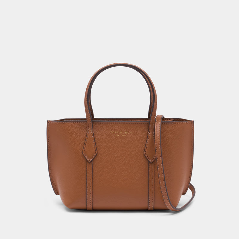 Sac À Main Perry Mini - Tory Burch - Cuir - Marron