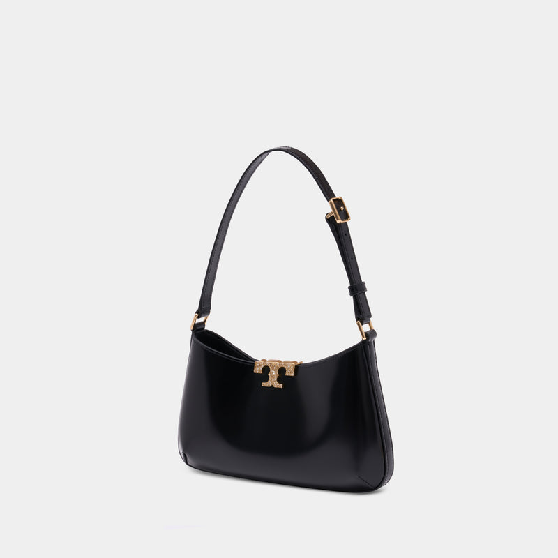 Sac Porté Épaule Eleanor Pave Slim - Tory Burch - Cuir - Noir