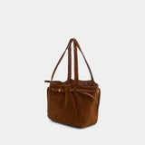 Cabas Romy - Tory Burch - Cuir - Marron