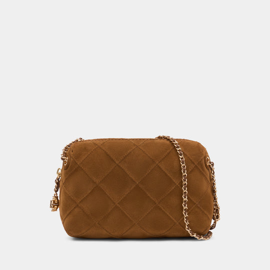 Sac À Bandoulière Fleming - Tory Burch - Cuir - Marron