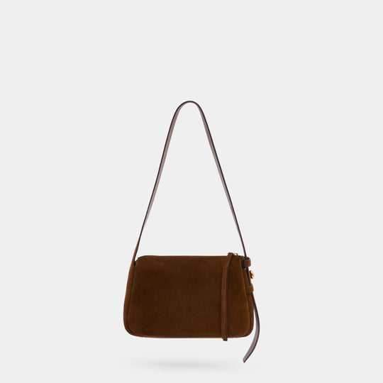 Sac Porté Épaule Romy Small - Tory Burch - Cuir - Marron