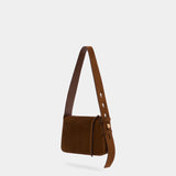 Sac Porté Épaule Romy Small - Tory Burch - Cuir - Marron