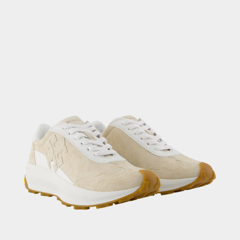 Sneakers Trainer - Tory Burch - Cuir - Blanc
