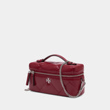 Sac À Bandoulière Kira Diamond Quilt East West - Tory Burch - Cuir - Rouge