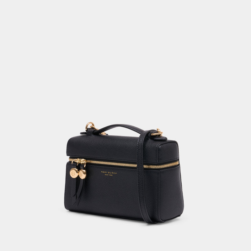 Sac À Bandoulière Romy Slim Top Handle - Tory Burch - Cuir - Noir