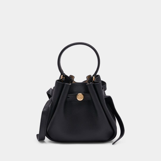 Sac À Bandoulière Romy Mini - Tory Burch - Cuir - Noir