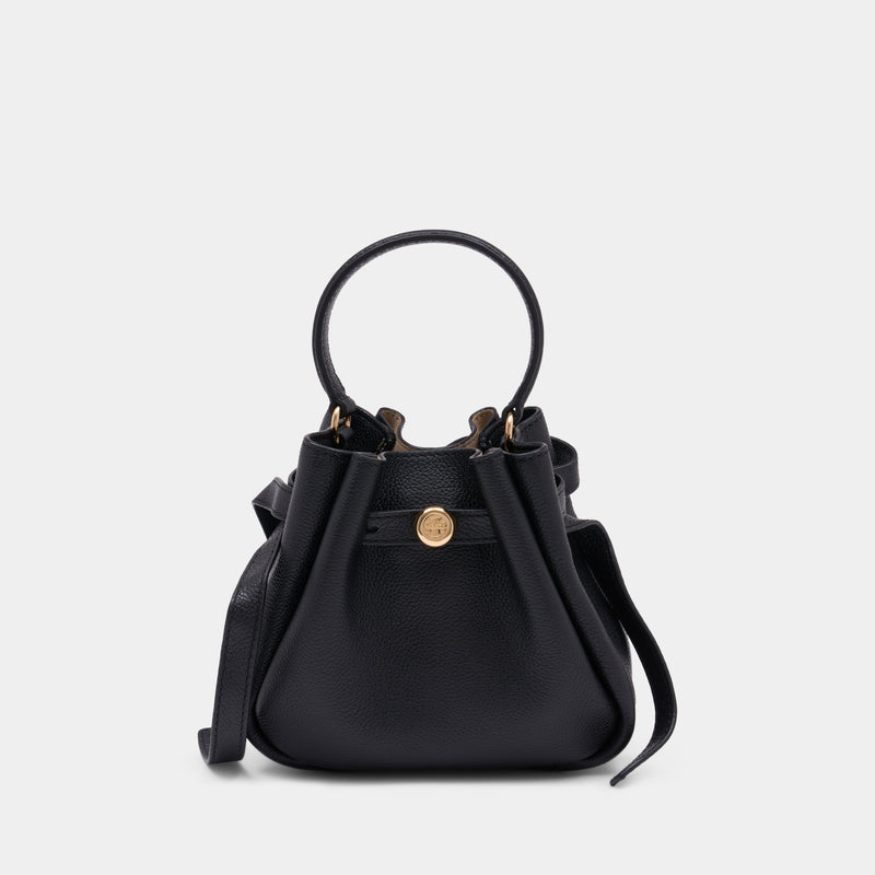 Sac À Bandoulière Romy Mini - Tory Burch - Cuir - Noir