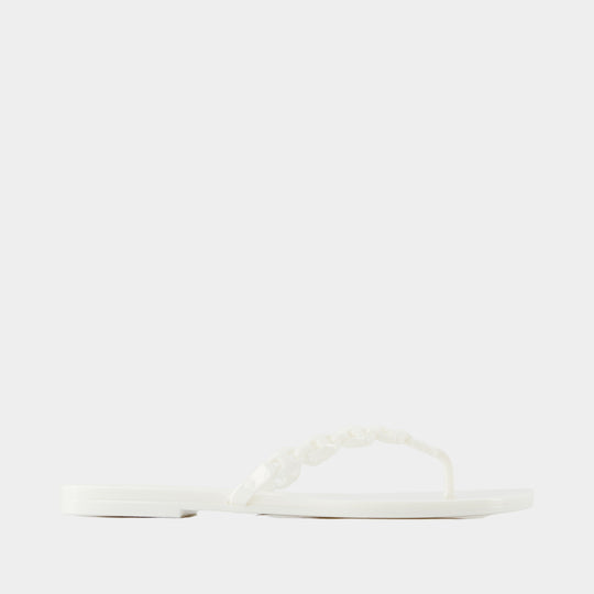 Sandales Gemini Link Jelly - Tory Burch - Synthétique - Blanc