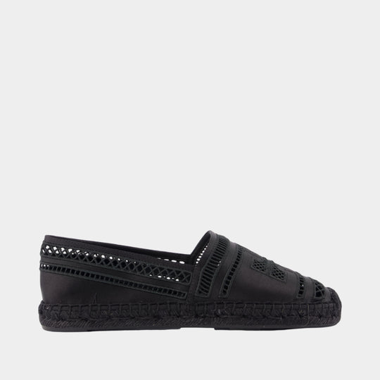 Espadrilles Open Weave - Tory Burch - Viscose - Noir