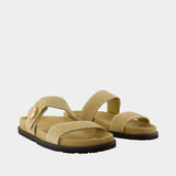 Sandales Romy Sport - Tory Burch - Cuir - Beige