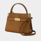 Sac À Main Lee Radziwill Petite Double - Tory Burch - Cuir - Marron