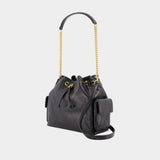 Sac Porté Épaule Charlie - Tory Burch - Cuir - Noir