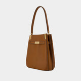 Sac À Main Lee Radziwill Bucket - Tory Burch - Cuir - Marron