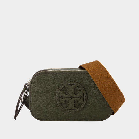 Sac À Bandoulière Miller Mini - Tory Burch - Cuir - Vert