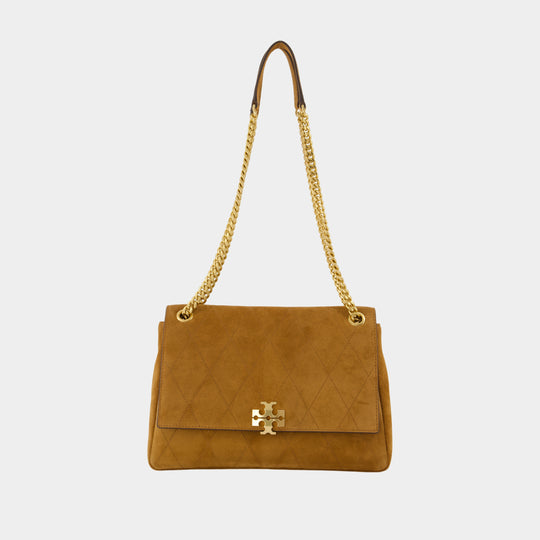 Sac Porté Épaule Charlie - Tory Burch - Cuir - Marron