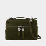 Sac À Main Romy Slim Top Handle - Tory Burch - Cuir - Vert