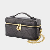 Trousse De Toilette Charlie East West - Tory Burch - Cuir - Noir