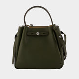 Sac À Main Romy Bucket - Tory Burch - Cuir - Vert