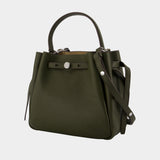 Sac À Main Romy Bucket - Tory Burch - Cuir - Vert