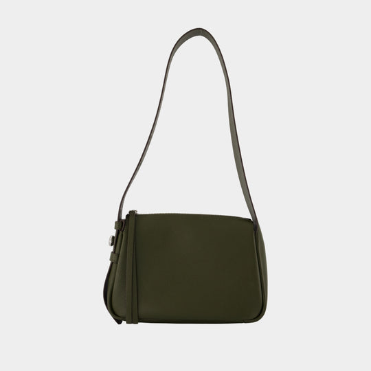Sac Porté Épaule Romy Small - Tory Burch - Cuir - Kaki