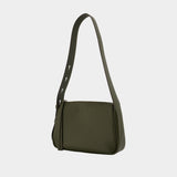 Sac Porté Épaule Romy Small - Tory Burch - Cuir - Kaki