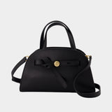 Sac À Main Romy Small Bauletto - Tory Burch - Cuir - Noir