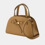 Sac À Main Romy Small Bauletto - Tory Burch - Cuir - Beige