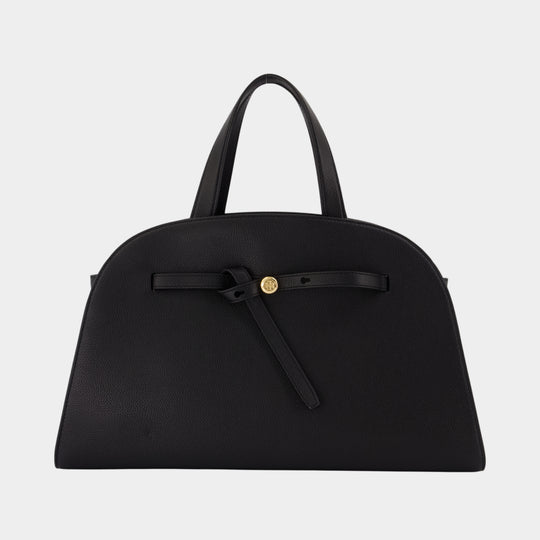 Sac À Main Romy Bauletto - Tory Burch - Cuir - Noir