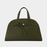 Sac À Main Romy Bauletto - Tory Burch - Cuir - Kaki