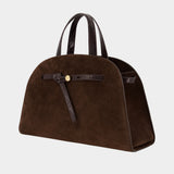Sac À Main Romy Bauletto - Tory Burch - Cuir - Marron