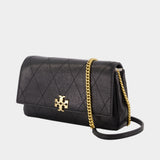 Wallet On Chain Charlie - Tory Burch - Cuir - Noir