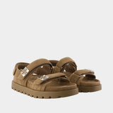 Sandales Mellow Sport - Tory Burch - Cuir - Marron