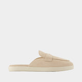 Mules Ballet Sport - Tory Burch - Cuir - Beige