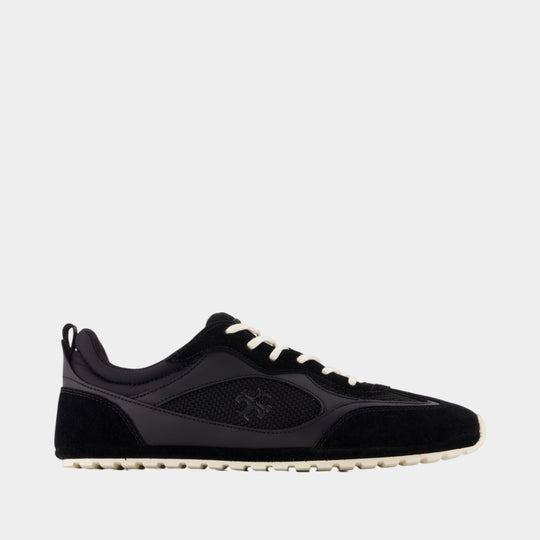 Sneakers Field - Tory Burch - Cuir - Noir