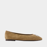 Ballerines Charlie - Tory Burch - Cuir - Marron