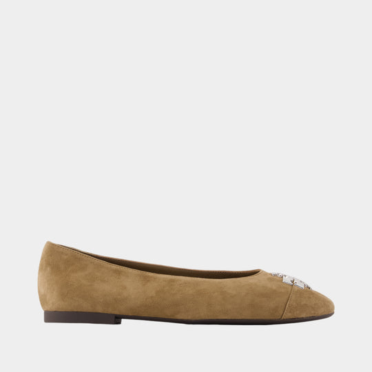 Ballerines Charlie - Tory Burch - Cuir - Marron